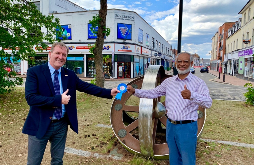 Council Leader David Clifford and St Marks Councillor Abul Chowdhury