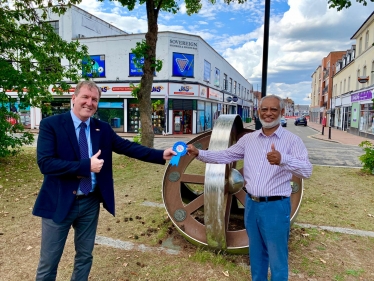 Council Leader David Clifford and St Marks Councillor Abul Chowdhury